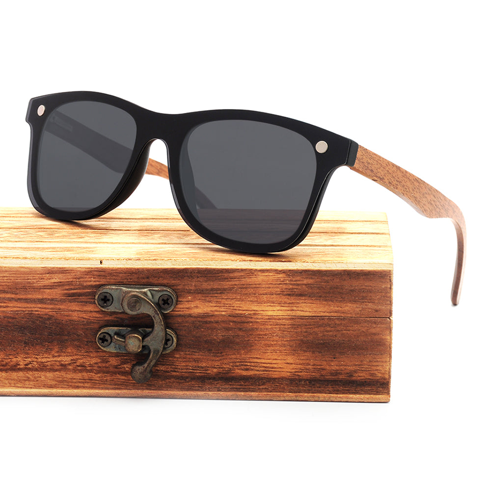 Polarized Sunglasses Recycled Wood