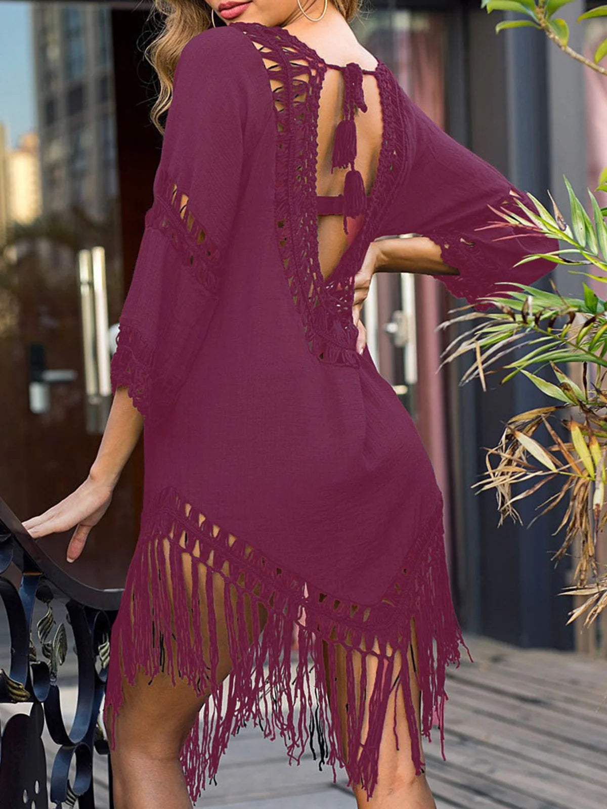 Backless Beach Cover Up