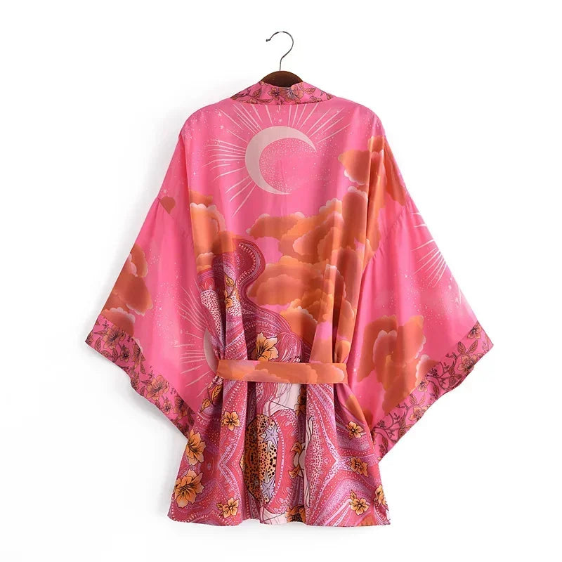 Bohemian Kimono Dress