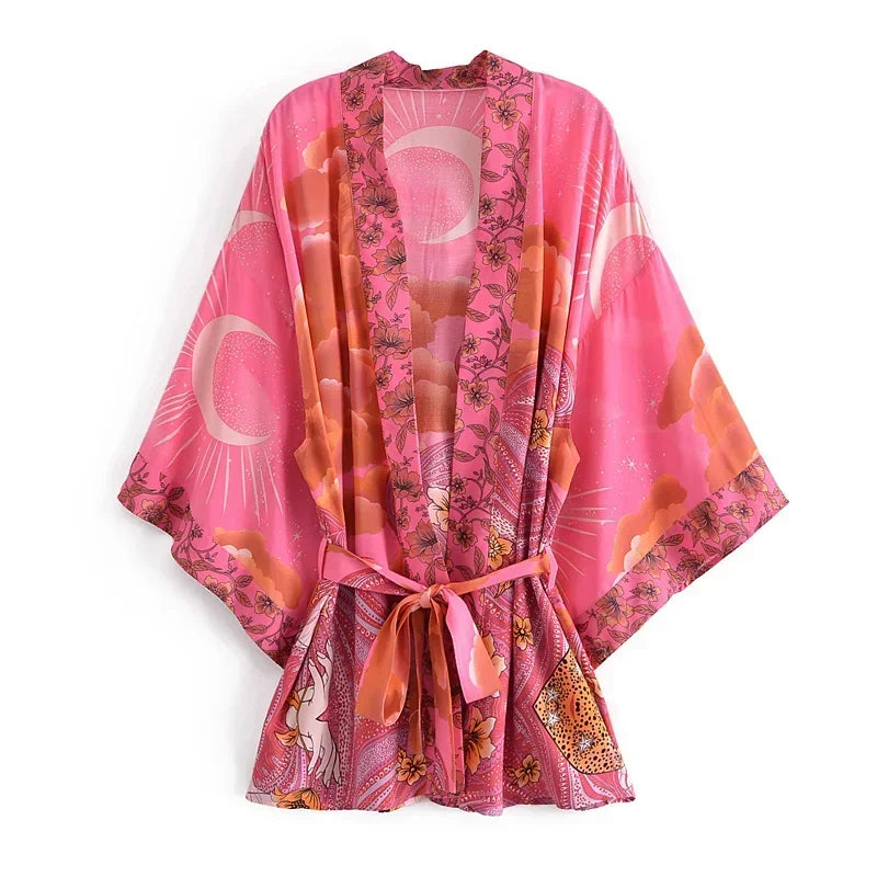 Bohemian Kimono Dress